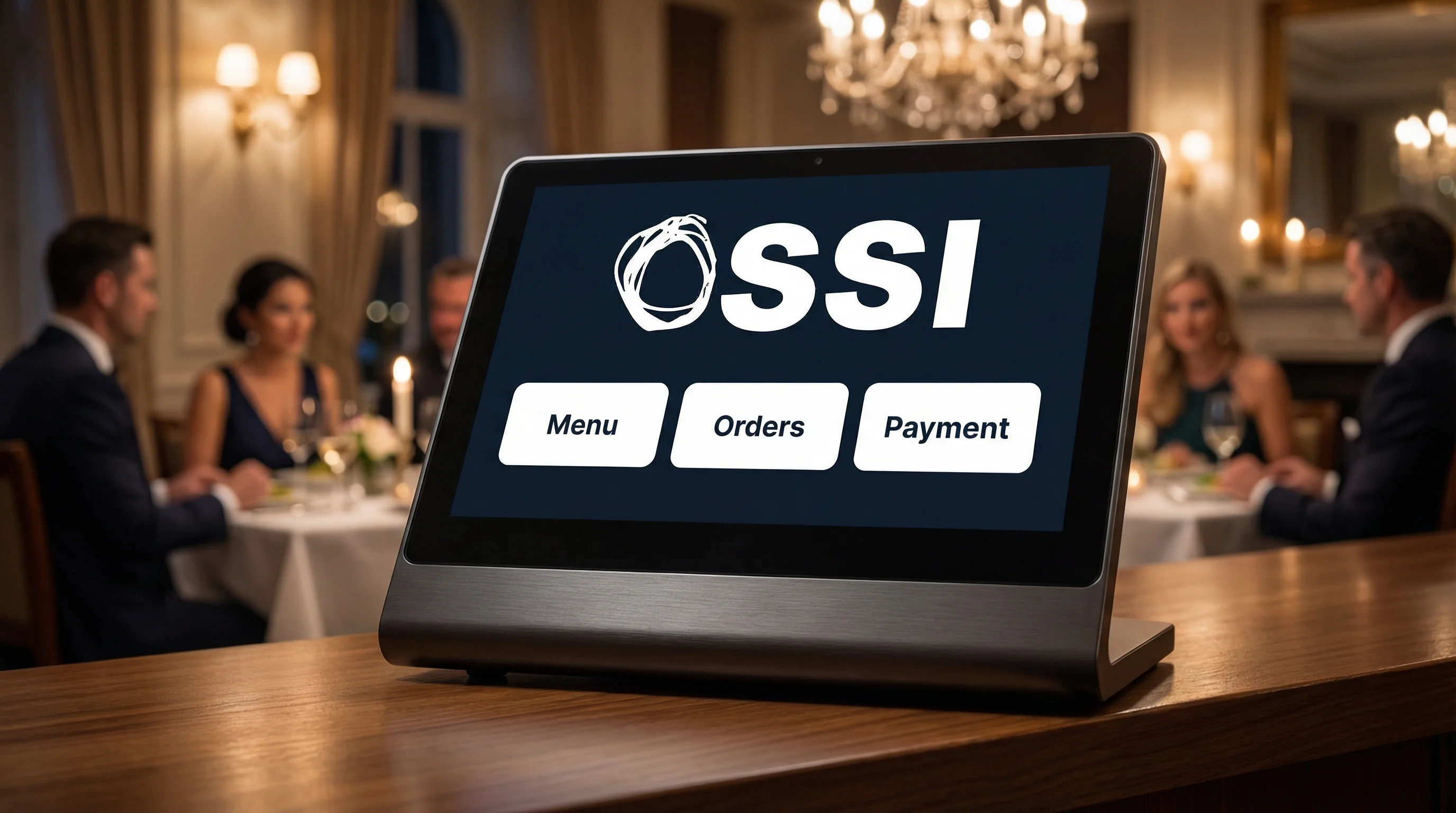 OSSI Point of Sale system in a fine dining environment